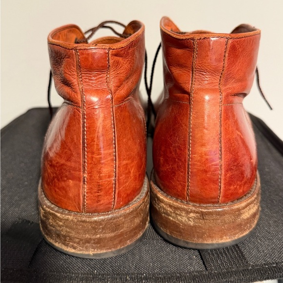 Pre-owned Men's Frye leather cognac Chukka boots, size 10! - Picture 10 of 14